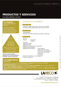 Documentacion LAMECO: Calidad, certificaciones, cualificaciones y autorizaciones