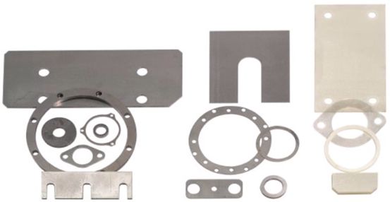 Examples of LAMECO Laminated Shims in Steels and INTERCOMPOSITE®