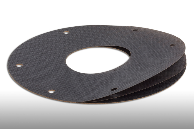 Carbon fabric peelable shim